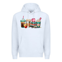 White teacher fuel coffee cups Premium Hoodie - Jasminsmagicworld