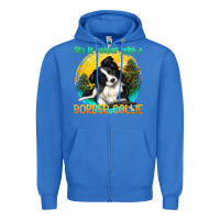 True Royal life is better with a border collie Zipper Hoodie - texasbilliewilder
