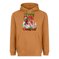 Meerkat christmas roosters Heavyweight Hoodie - RanaPortraitStore
