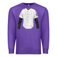 Purple baseball uniform fa element Premium Sweatshirt - FaDigitalArtStudio