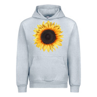Heather Grey treetops sunflower Urban Hoodie - LillyAllenDesigns