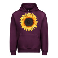 Mauve Wine treetops sunflower Urban Hoodie - LillyAllenDesigns