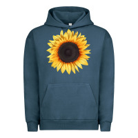 Pigment Midnight Navy treetops sunflower Urban Hoodie - LillyAllenDesigns