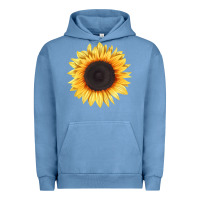 Pigment Pebble Blue treetops sunflower Urban Hoodie - LillyAllenDesigns