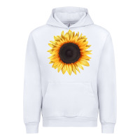 White treetops sunflower Urban Hoodie - LillyAllenDesigns