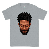 Heather Grey bearded black man portrait Classic Tee - texasbilliewilder
