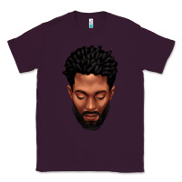 Plum bearded black man portrait Classic Tee - texasbilliewilder