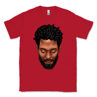 Red bearded black man portrait Classic Tee - texasbilliewilder