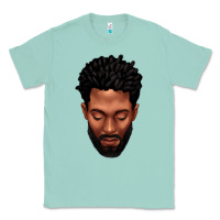 Seafoam bearded black man portrait Classic Tee - texasbilliewilder