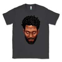 Smoke bearded black man portrait Classic Tee - texasbilliewilder