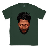 Sports Green bearded black man portrait Classic Tee - texasbilliewilder