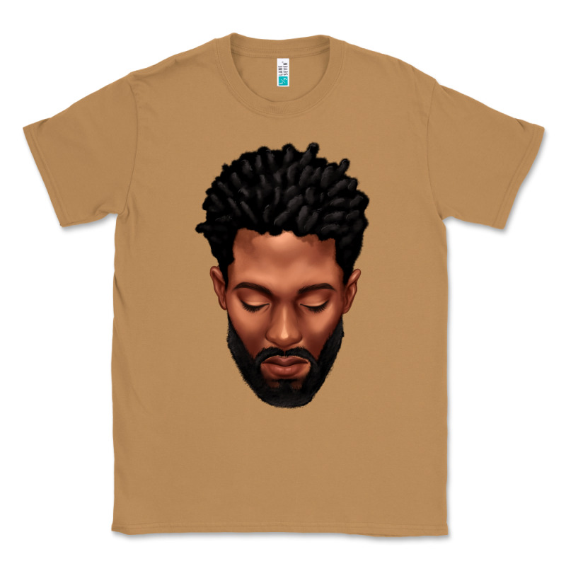 Bearded Black Man Portrait Classic Tee by texasbilliewilder | Teevron