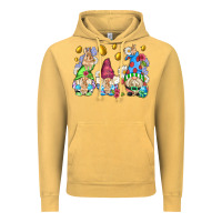 Vintage Mustard easter gnome with eggs Vintage Hoodie - AdoDesignShop