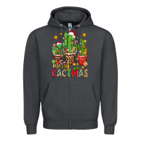 Smoke christmas cactus merry cactmas Zipper Hoodie - Zillion Design Studio