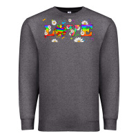 Charcoal Heather lgbtq love libbey glass Premium Sweatshirt - HRA Design Shop