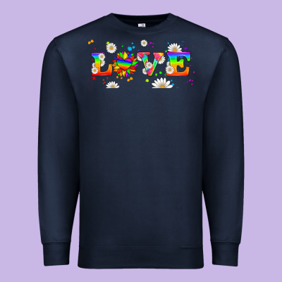 Lgbtq Love Libbey Glass Premium Sweatshirt Designed By Hra Design Shop