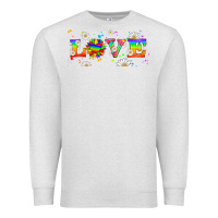 Oatmeal Heather lgbtq love libbey glass Premium Sweatshirt - HRA Design Shop