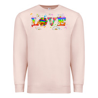 Pale Pink lgbtq love libbey glass Premium Sweatshirt - HRA Design Shop