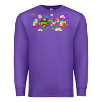 Purple lgbtq love libbey glass Premium Sweatshirt - HRA Design Shop