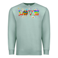 Seafoam lgbtq love libbey glass Premium Sweatshirt - HRA Design Shop