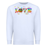 White lgbtq love libbey glass Premium Sweatshirt - HRA Design Shop