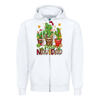 White christmas cactus feliz navidad Zipper Hoodie - Zillion Design Studio