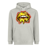 Moon Dust softball lips Heavyweight Hoodie - Zillion Design Studio