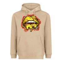 Mushroom softball lips Heavyweight Hoodie - Zillion Design Studio