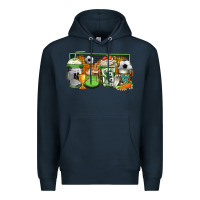 Navy soccer coffee Premium Hoodie - Jasminsmagicworld