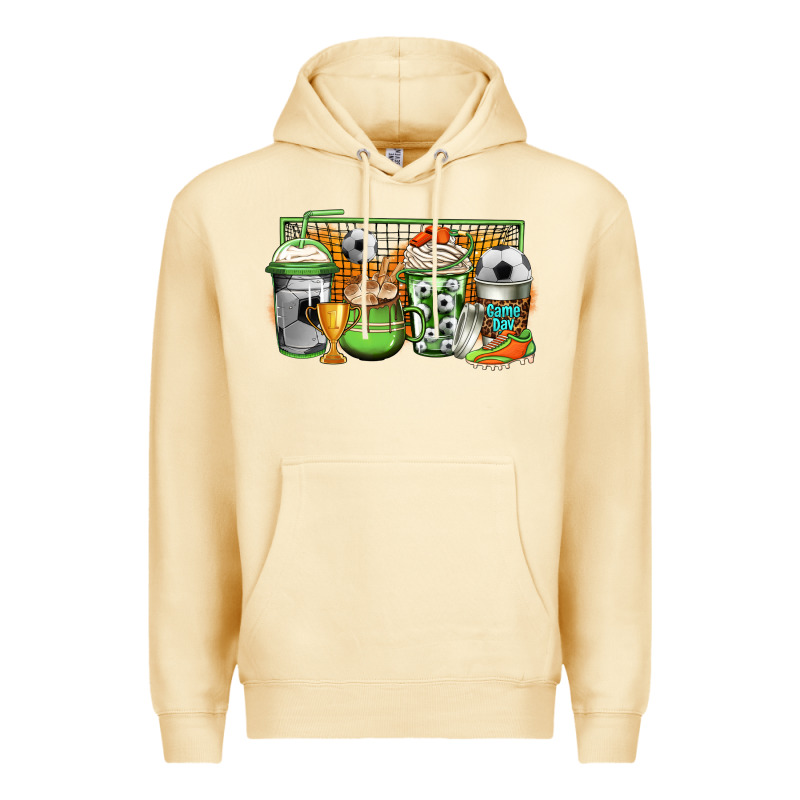 Soccer Coffee Premium Hoodie by Jasminsmagicworld | Teevron