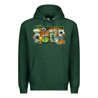 Sports Green soccer coffee Premium Hoodie - Jasminsmagicworld