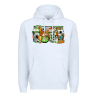 White soccer coffee Premium Hoodie - Jasminsmagicworld