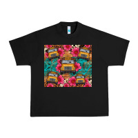 Black school bus leopard cowhide Urban Heavy Tee - Artiststas