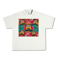 Pistachio school bus leopard cowhide Urban Heavy Tee - Artiststas