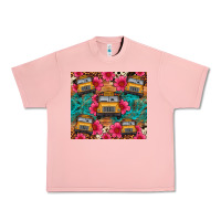Salmon school bus leopard cowhide Urban Heavy Tee - Artiststas
