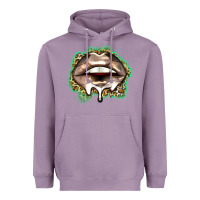 Lavender soccer lips Heavyweight Hoodie - Zillion Design Studio