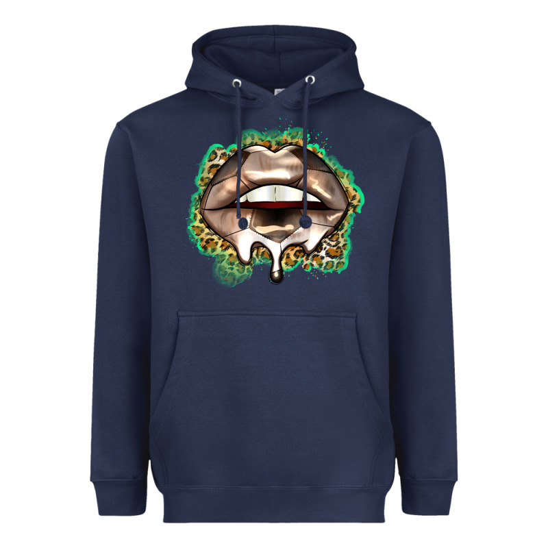 Soccer Lips Heavyweight Hoodie by Zillion Design Studio | Teevron