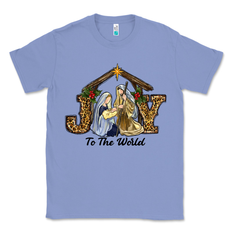Joy To The World Baby Jesus Christmas Classic Tee by RanaPortraitStore | Teevron