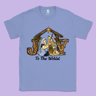 Joy To The World Baby Jesus Christmas Classic Tee Designed By Ranaportraitstore