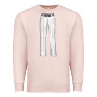 Pale Pink baseball uniform pant fa element Premium Sweatshirt - FaDigitalArtStudio