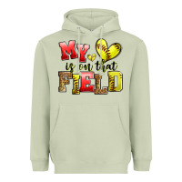 Matcha my heart is on that field softball Heavyweight Hoodie - Zillion Design Studio