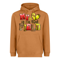 Meerkat my heart is on that field softball Heavyweight Hoodie - Zillion Design Studio