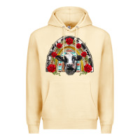Pina Colada black and white baby cow floral rose rainbow Premium Hoodie - BarkalooDesign