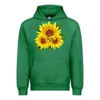 Emerald maximillian perennial sunflower Urban Hoodie - LillyAllenDesigns