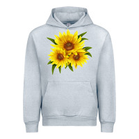 Heather Grey maximillian perennial sunflower Urban Hoodie - LillyAllenDesigns