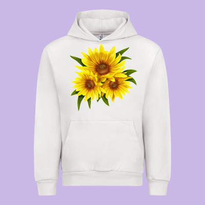 Maximillian Perennial Sunflower Urban Hoodie Designed By Lillyallendesigns