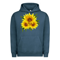 Pigment Midnight Navy maximillian perennial sunflower Urban Hoodie - LillyAllenDesigns
