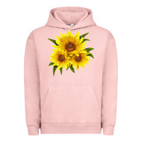 Pigment Salmon maximillian perennial sunflower Urban Hoodie - LillyAllenDesigns