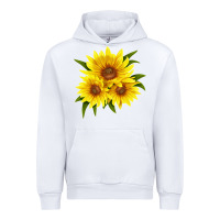 White maximillian perennial sunflower Urban Hoodie - LillyAllenDesigns