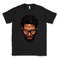 Black bearded black man portrait Classic Tee - texasbilliewilder
